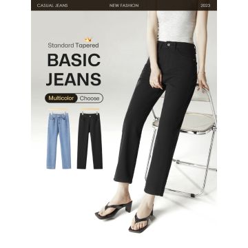 Celana jeans wanita warna hitam terbaru