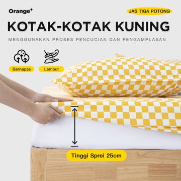 Sprei set Tinggi Sprei 25cm estetika Korea murah premium sarung bantal