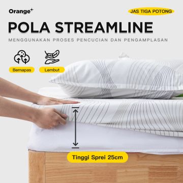 Sprei set Tinggi Sprei 25cm estetika Korea murah premium sarung bantal