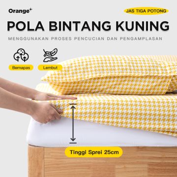 Sprei set Tinggi Sprei 25cm estetika Korea murah premium sarung bantal