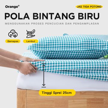 Sprei set Tinggi Sprei 25cm estetika Korea murah premium sarung bantal