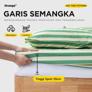 Sprei set Tinggi Sprei 25cm estetika Korea murah premium sarung bantal