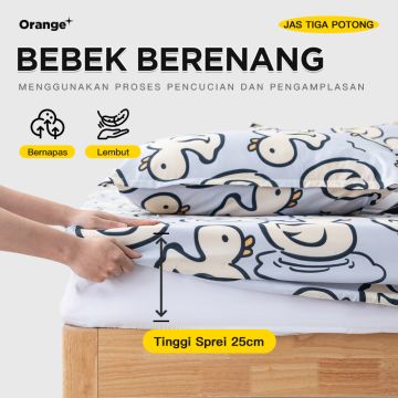 Sprei set Tinggi Sprei 25cm estetika Korea murah premium sarung bantal