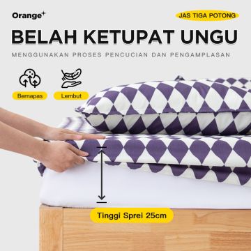 Sprei set Tinggi Sprei 25cm estetika Korea murah premium sarung bantal