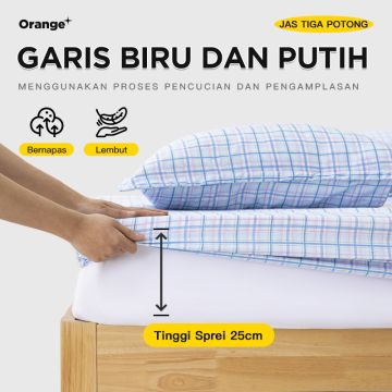 Sprei Set Tinggi Sprei 25cm bedsheet aesthetic kamar perlengkapan