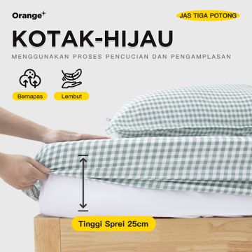 Sprei Set Tinggi Sprei 25cm bedsheet aesthetic kamar perlengkapan